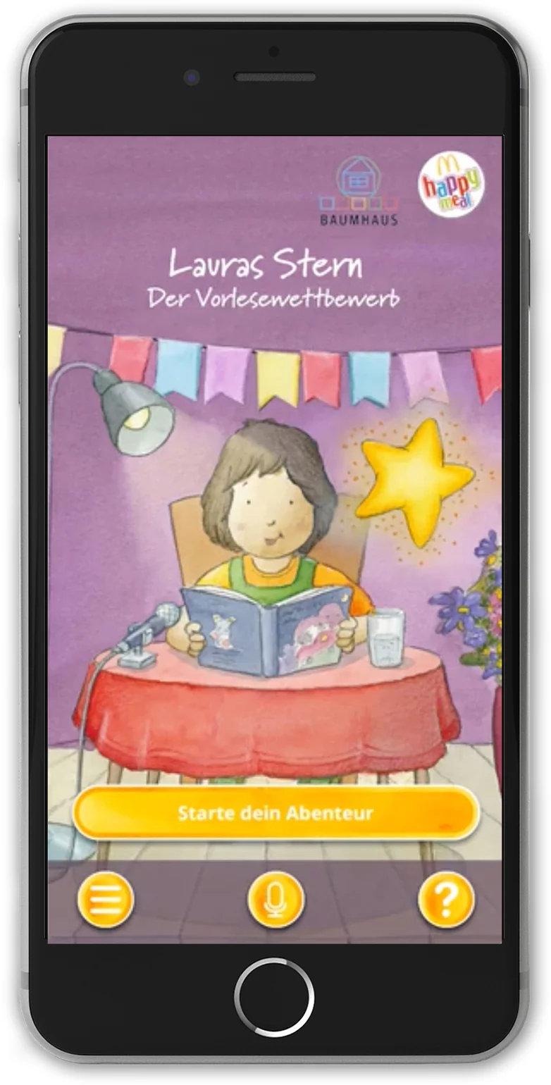 McDonald’s voice-enabled reading experience