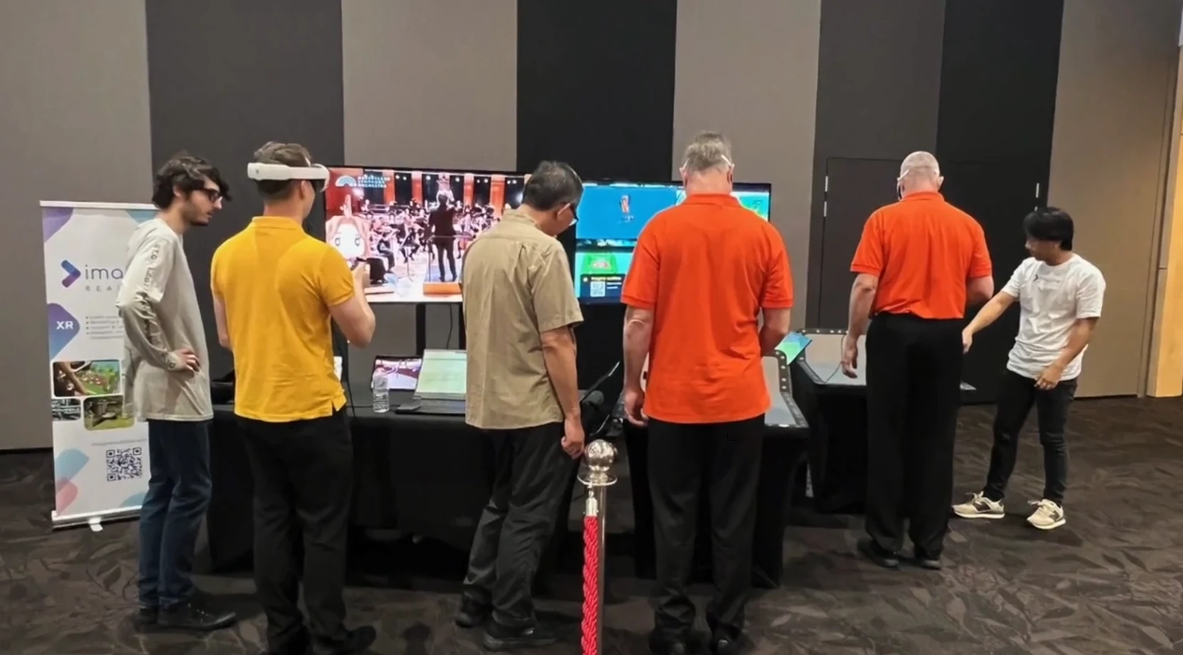 Queensland Symphony Orchestra interactive event booth
